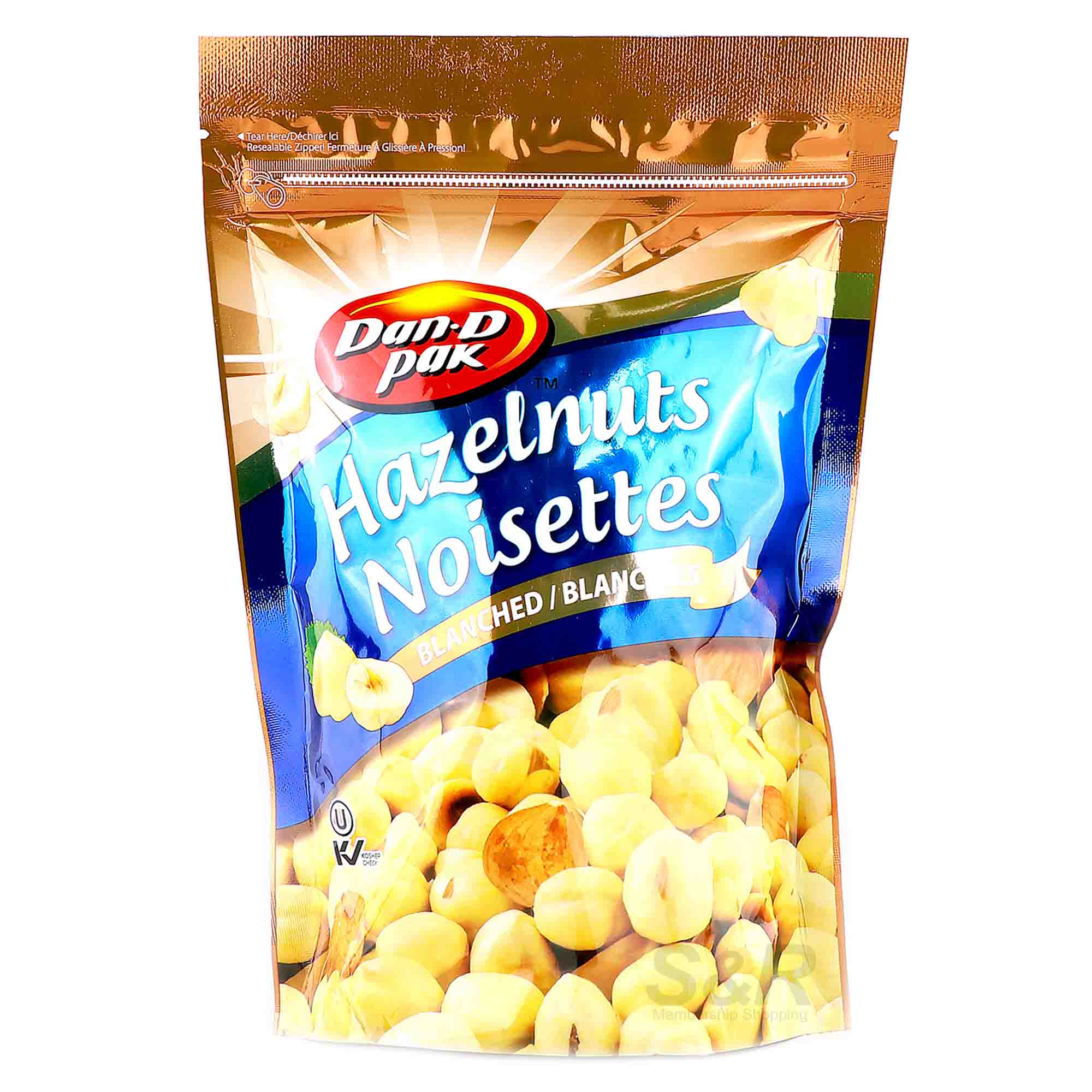 Dan-D Pak Blanched Hazelnuts 425g Dan-D Pak Blanched Hazelnuts 425g